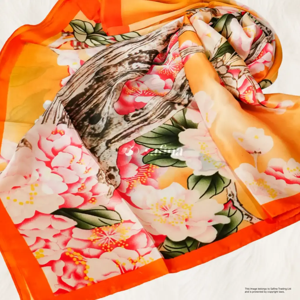 Asian botanical print