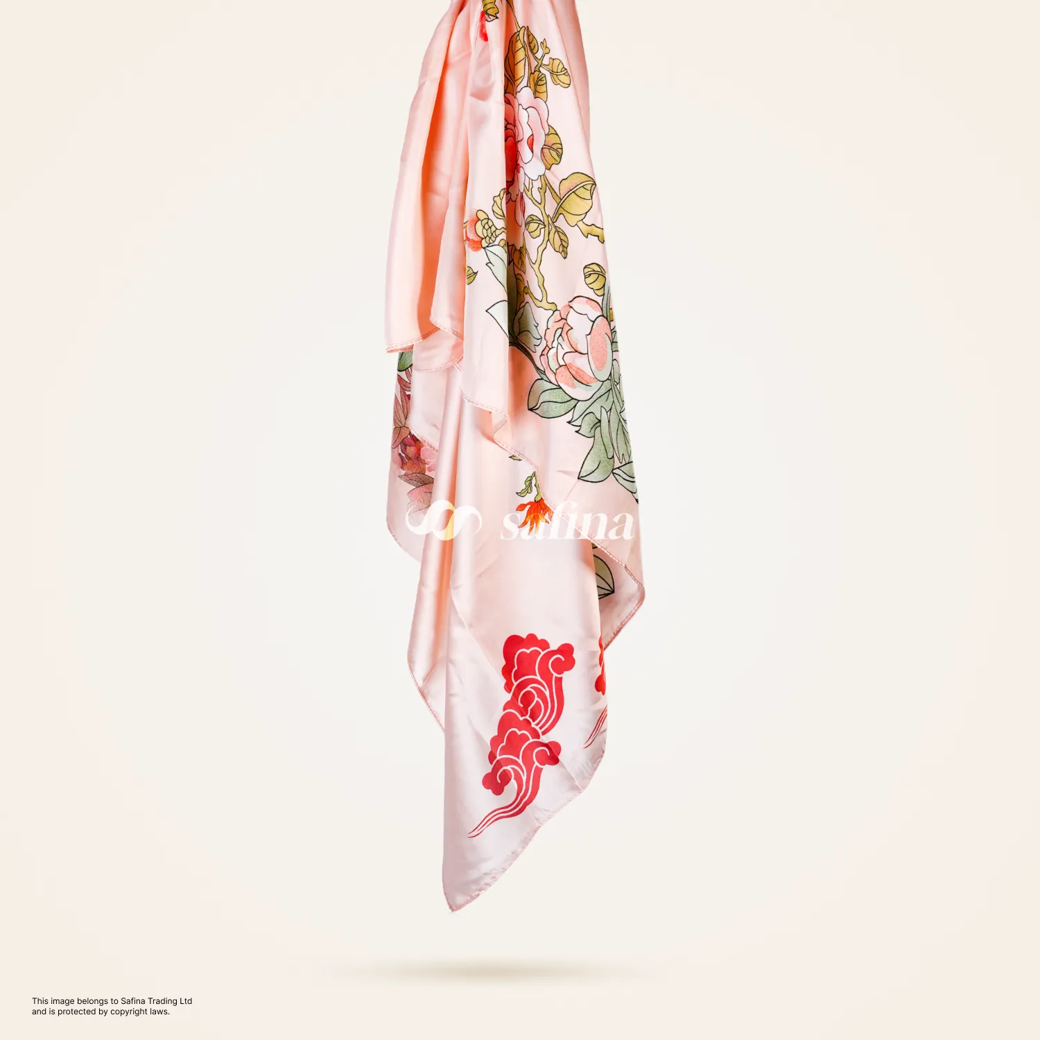 Celestial Garden Silk Scarf - Image 5