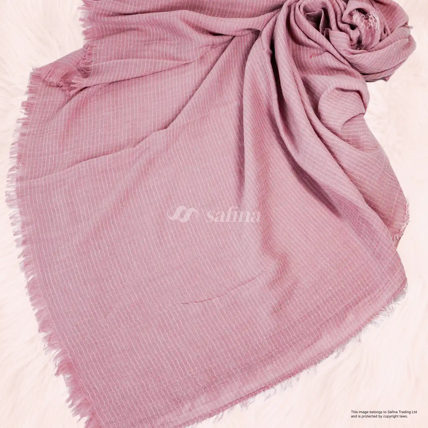Red Canvas Cotton Scarf - Image 2