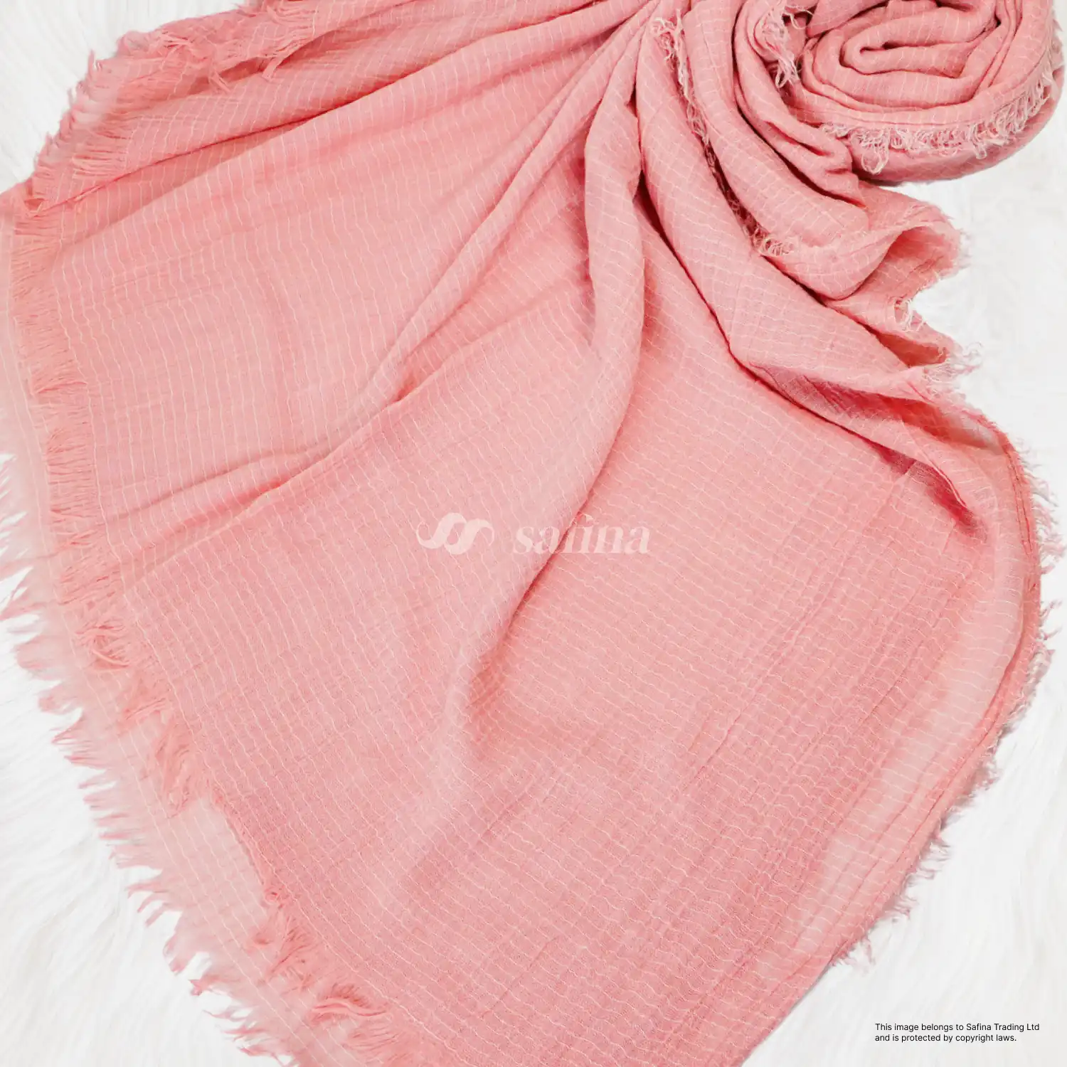 Red Canvas Cotton Scarf - Image 4