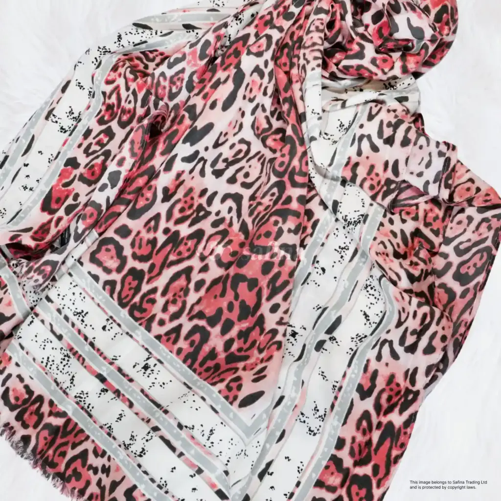 Leopard print scarf