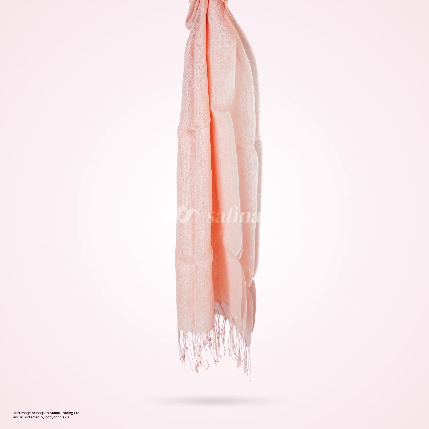 Minimalist Sheer Linen Scarf - Image 3