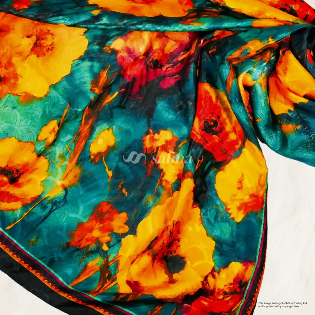 Yellow poppy floral