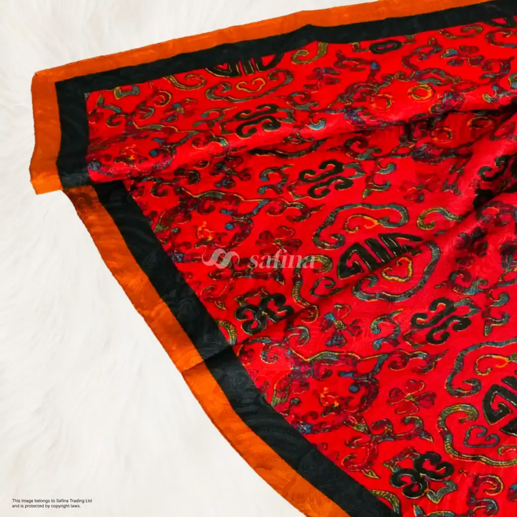 Traditional print with gold border