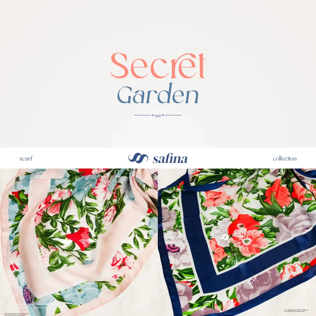 Secret Garden Silk Scarf