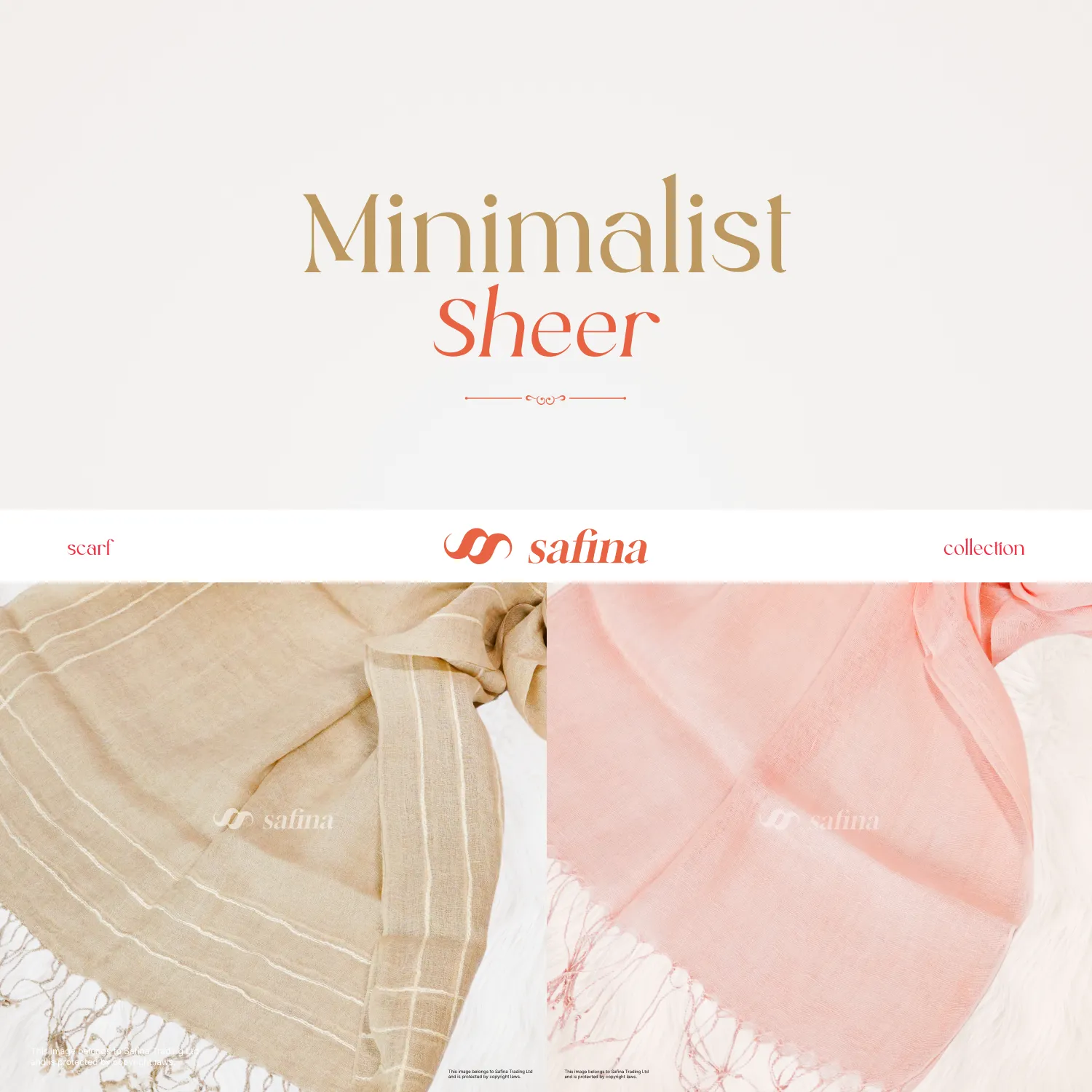 Minimalist Sheer Linen Scarf