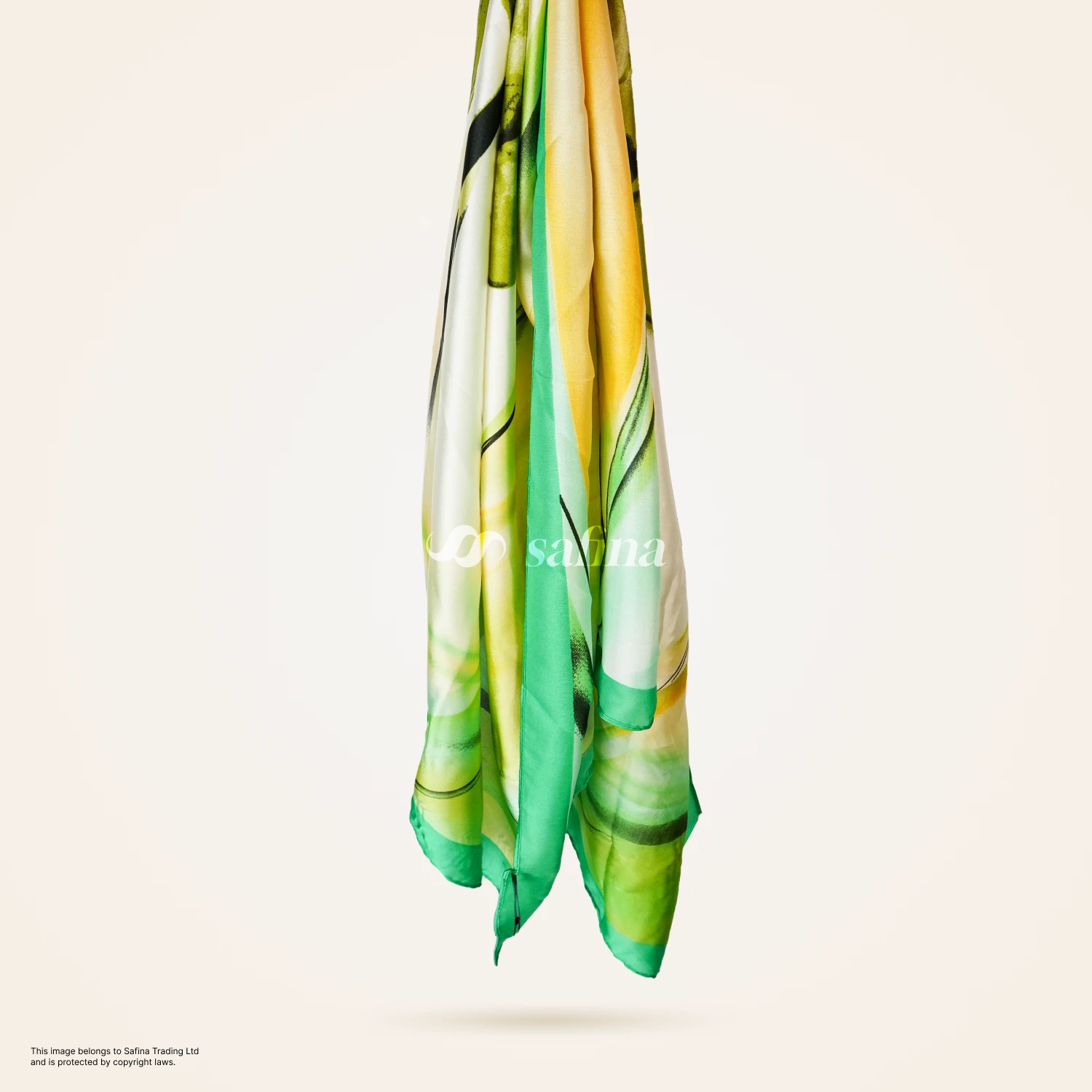 Vintage-inspired silk scarf - Image 2