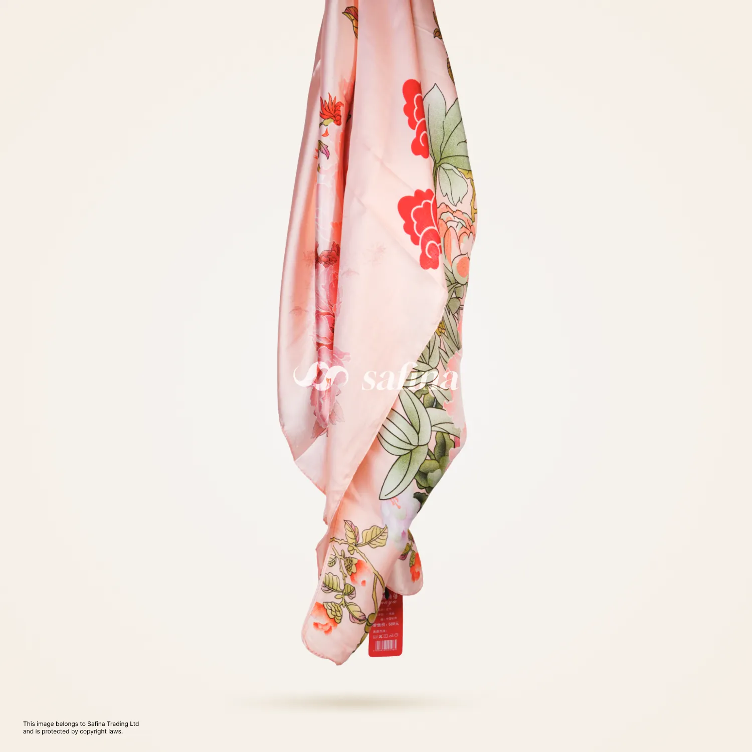 Celestial Garden Silk Scarf - Image 3