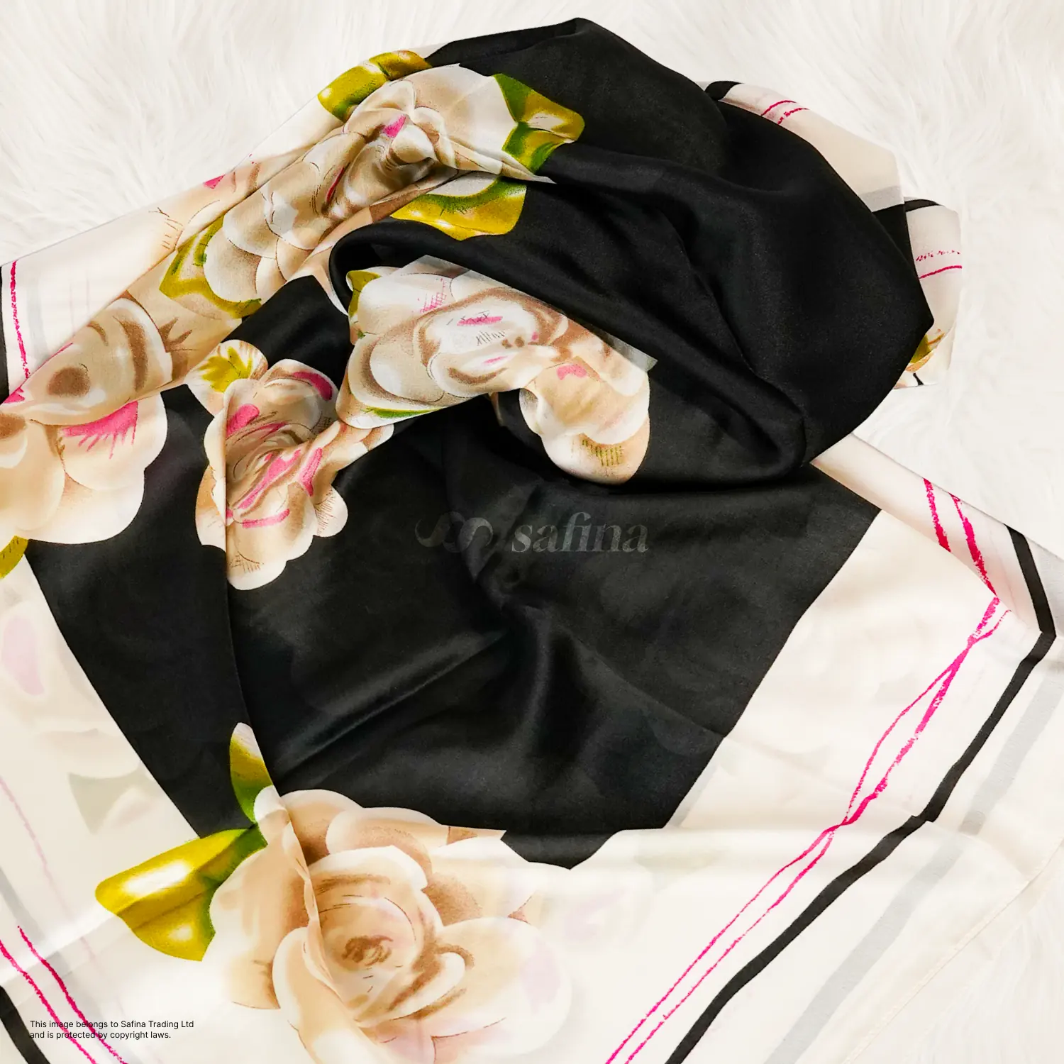 Bold and Artistic Silk Scarf
