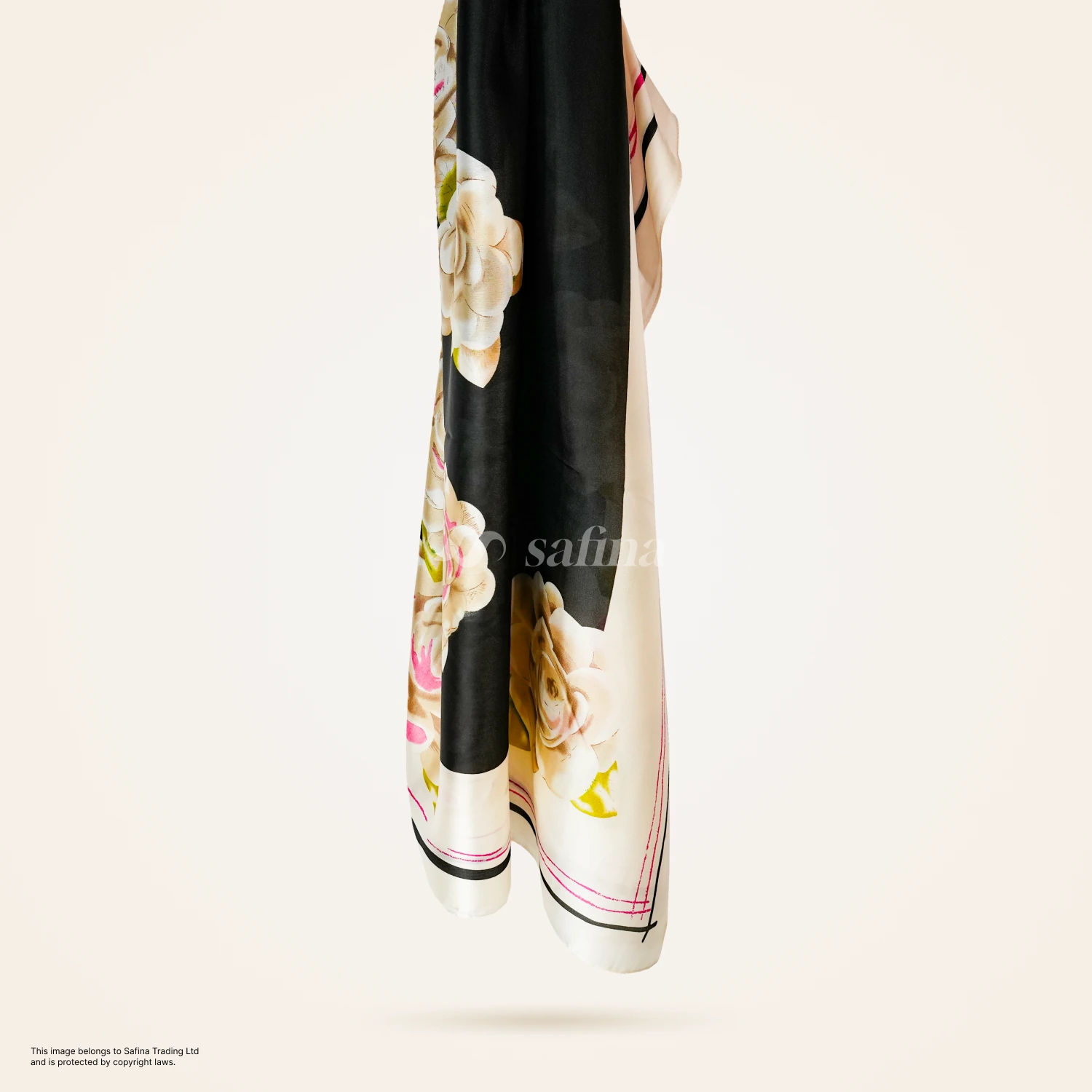 Bold and Artistic Silk Scarf - Image 2