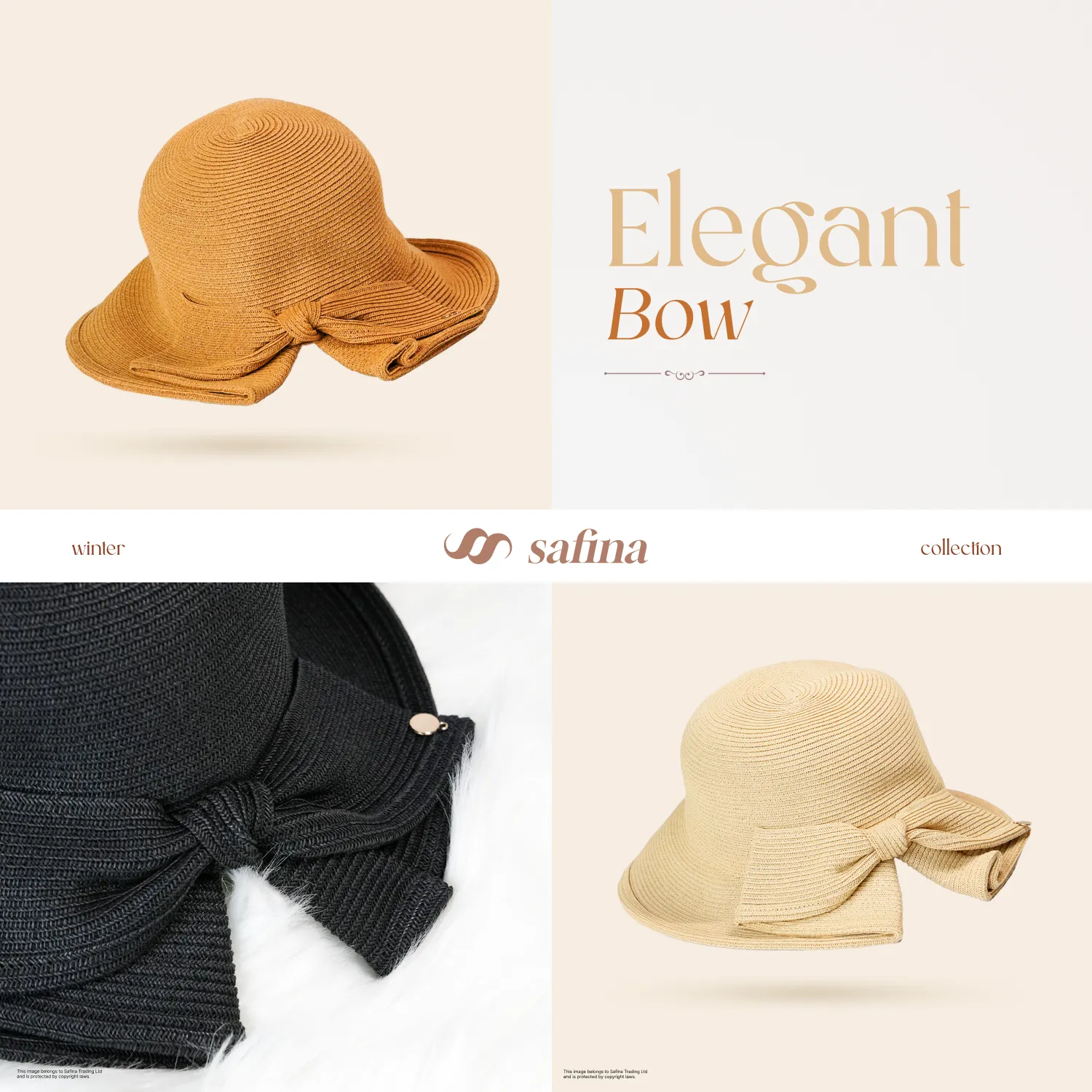 Elegant Bow Hat