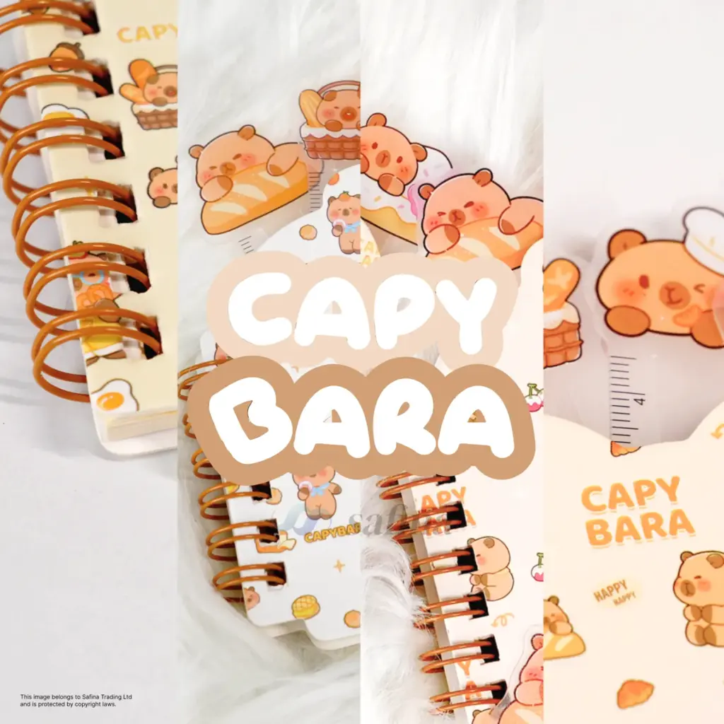 Capybara Memopad with Rulers