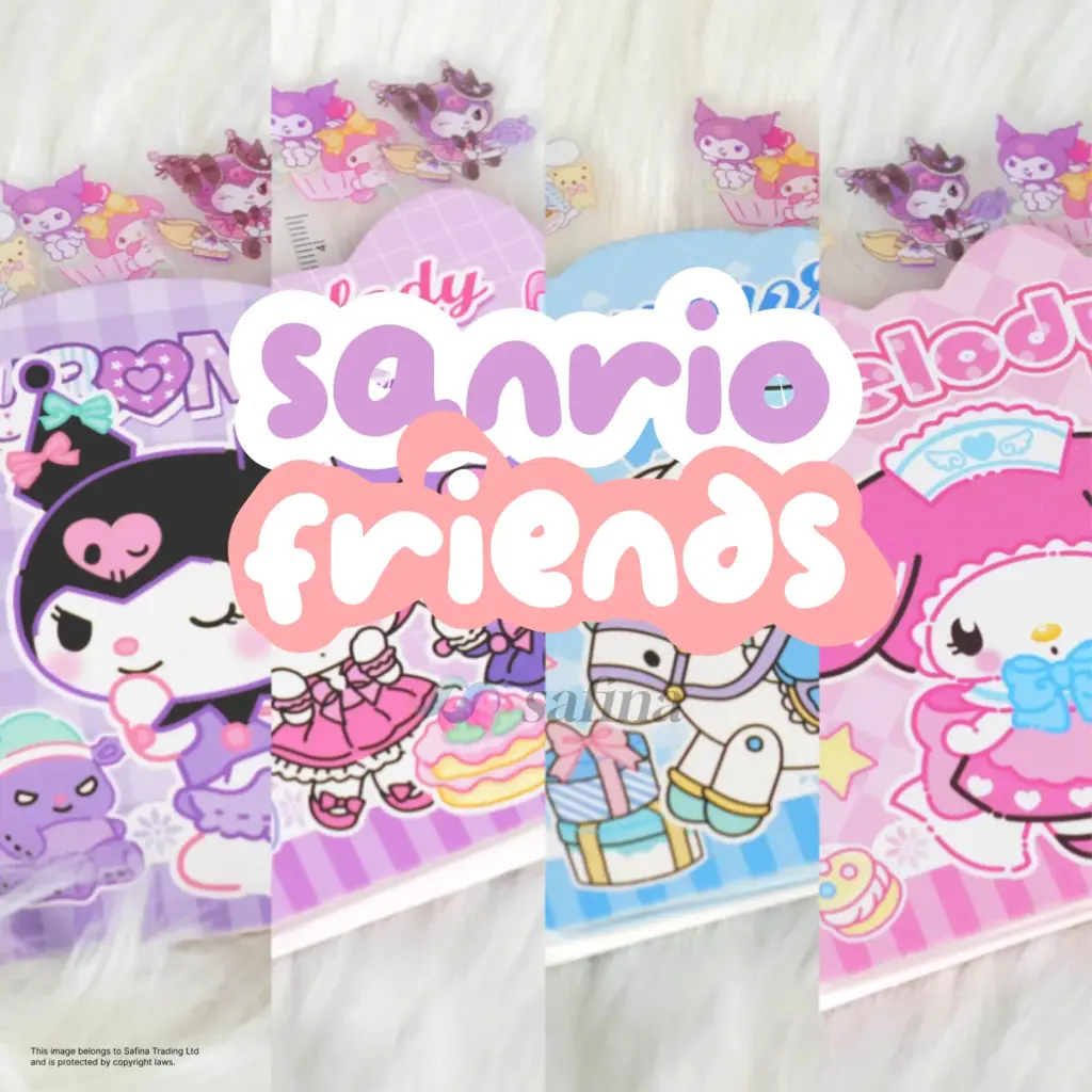 Sanrio Friends Memopad with Rulers
