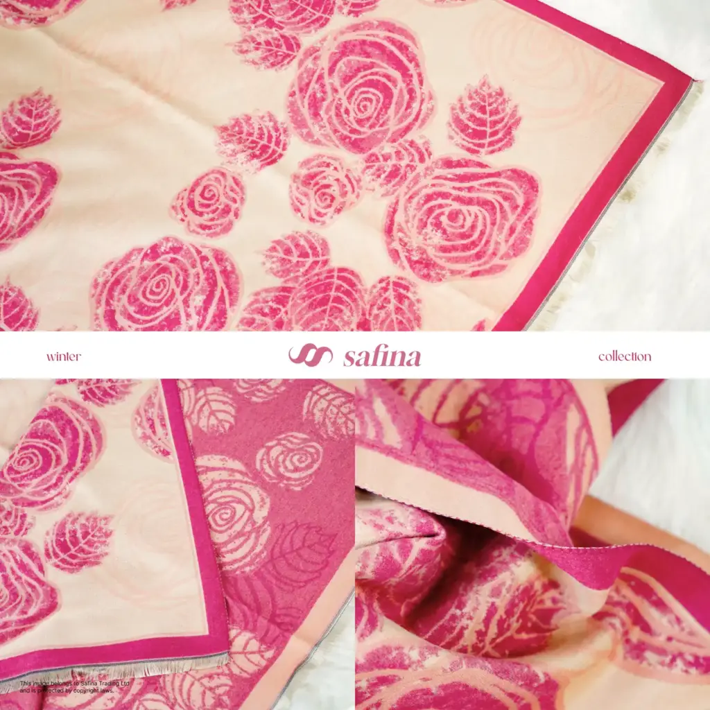 Pink Garden Shawl