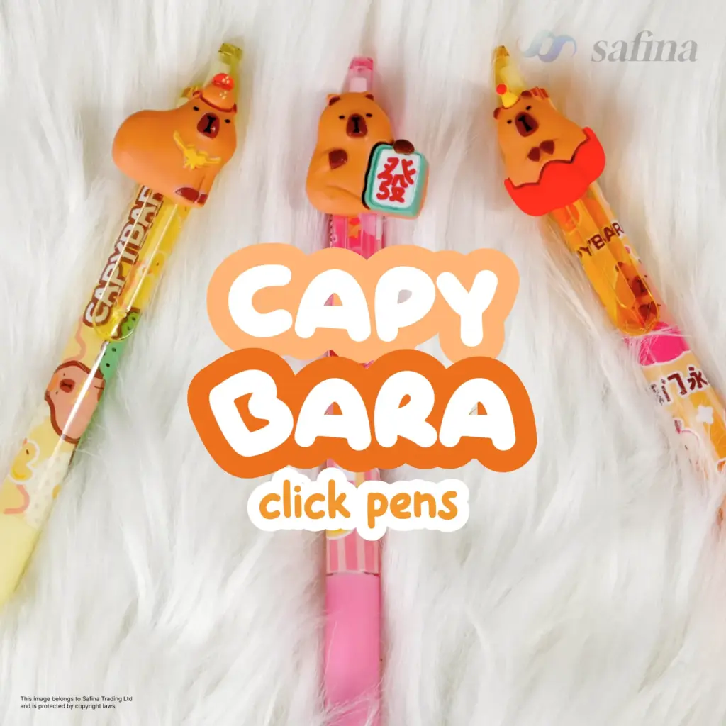 Capybara Click Gel Pens