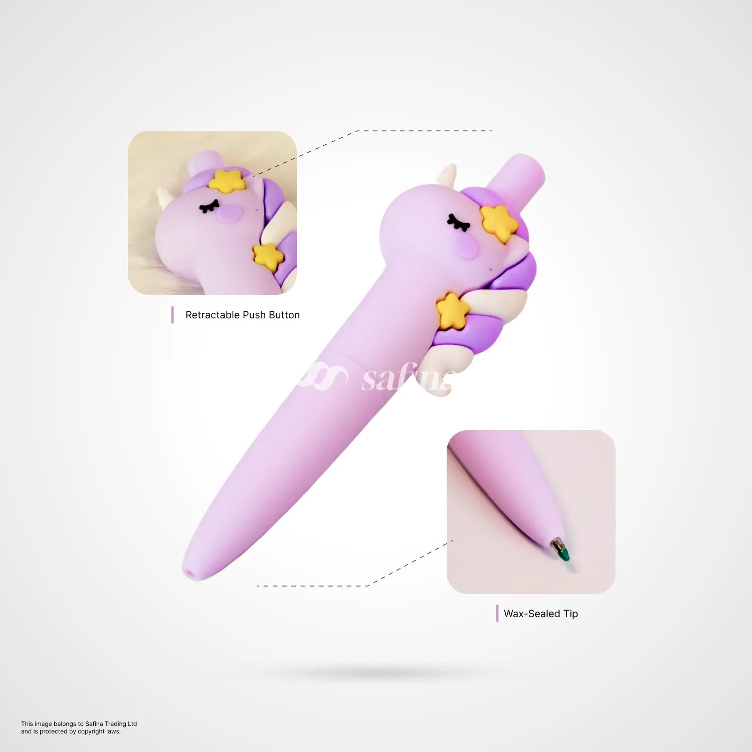 Kawaii Unicorns Click Gel Pens - Image 3
