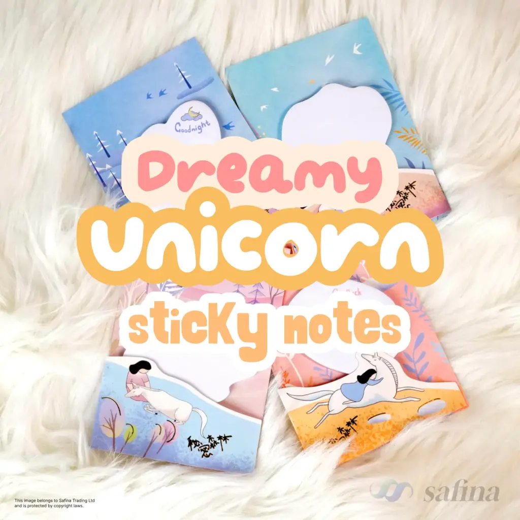 Dreamy Unicorn Sticky Notes