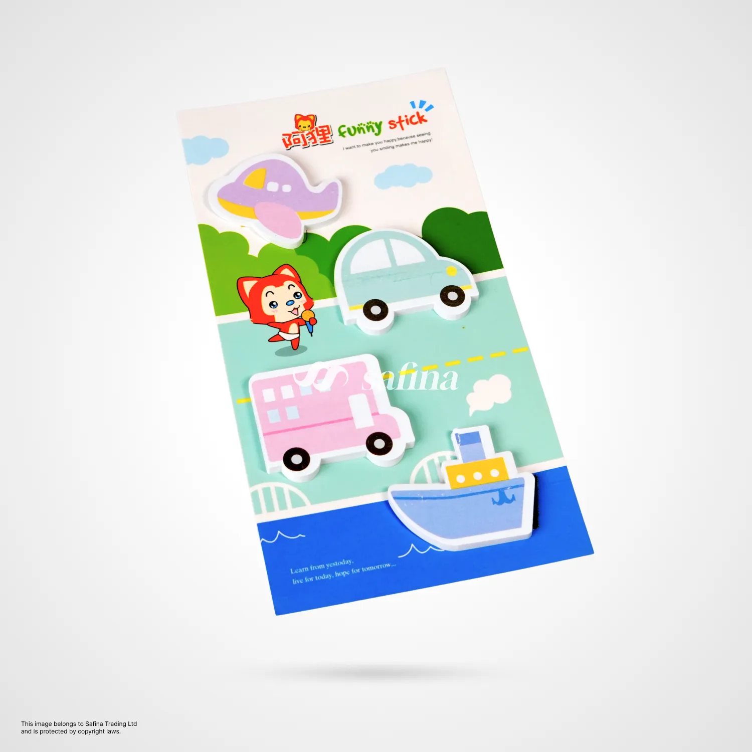 Vehicle Shaped Mini Sticky Notes Set - Image 2