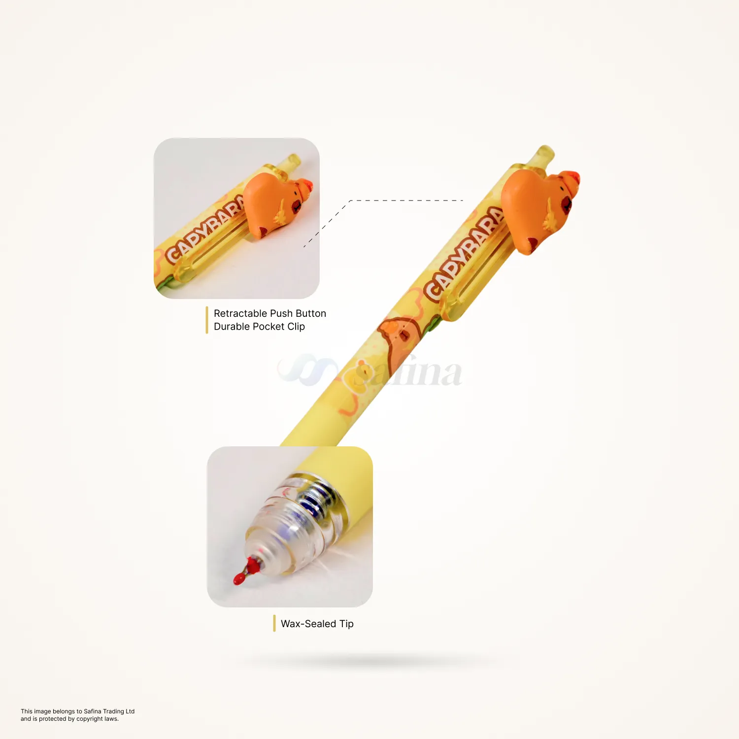 Capybara Click Gel Pens - Image 3
