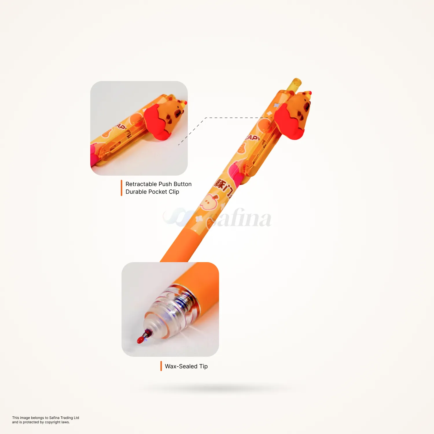 Capybara Click Gel Pens - Image 2