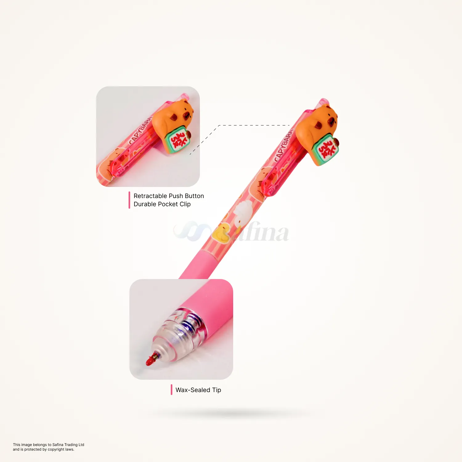 Capybara Click Gel Pens - Image 4
