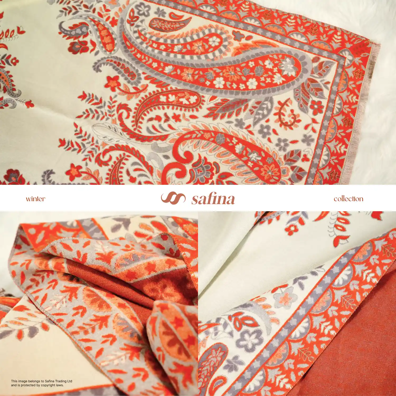 Traditional Paisley Shawl - Image 4