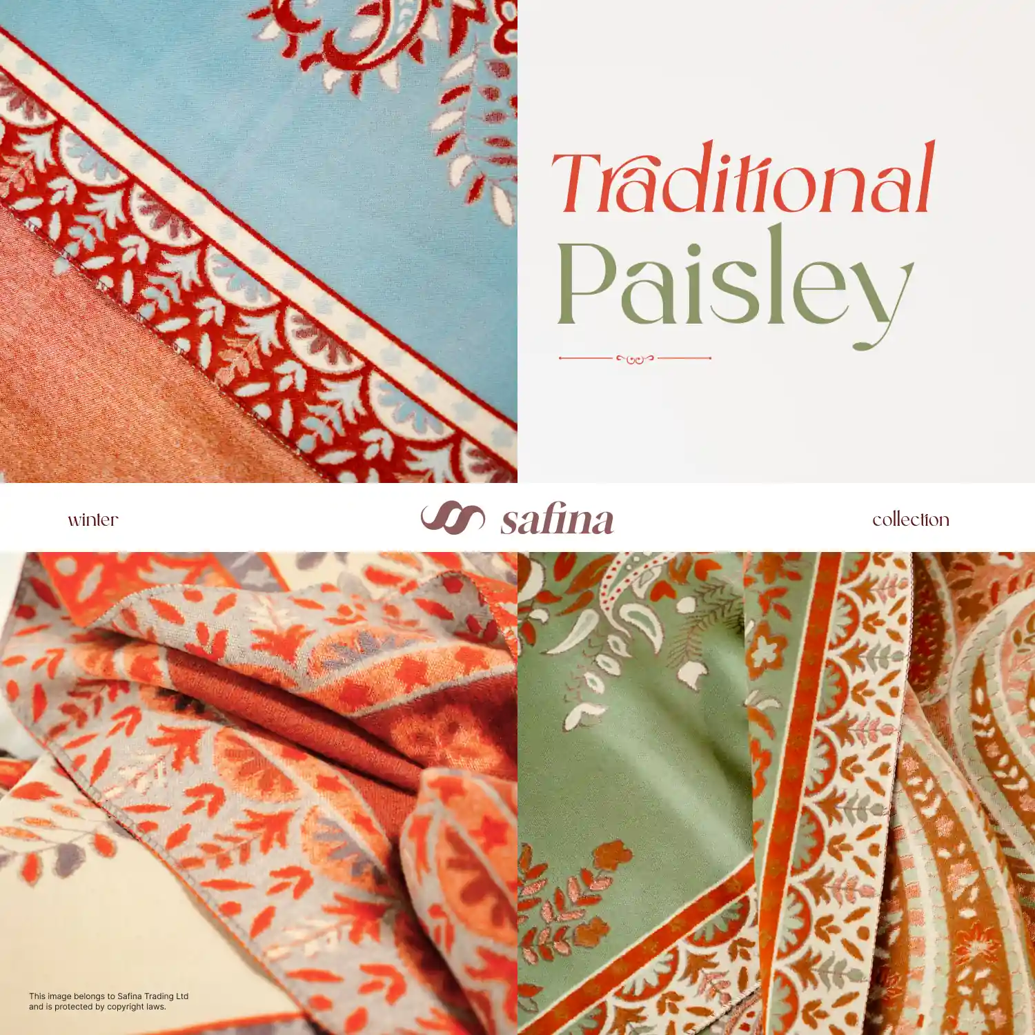Traditional Paisley Shawl